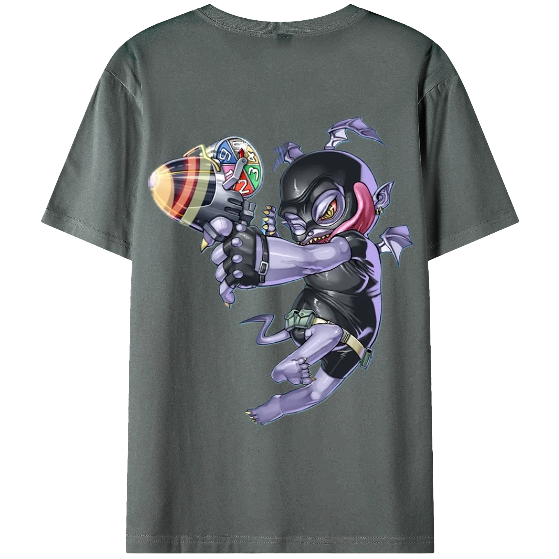 （画像用） 遊☆戯☆王 Yu-Gi-Oh! 綿100％ メンズ半袖Tシャツ（バックプリント） 通気性